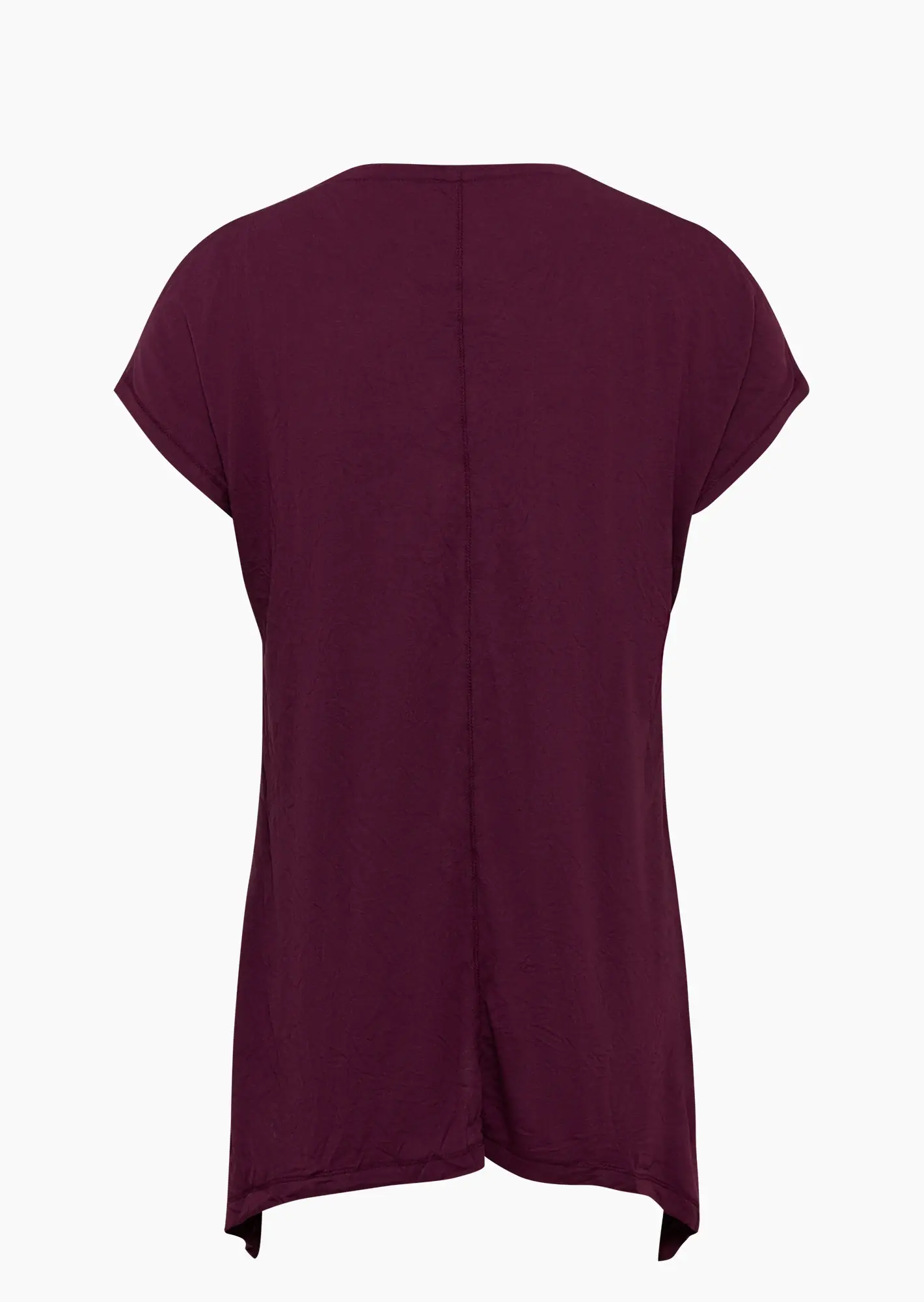 Zipfeliges Shirt mit Flügeln, plum