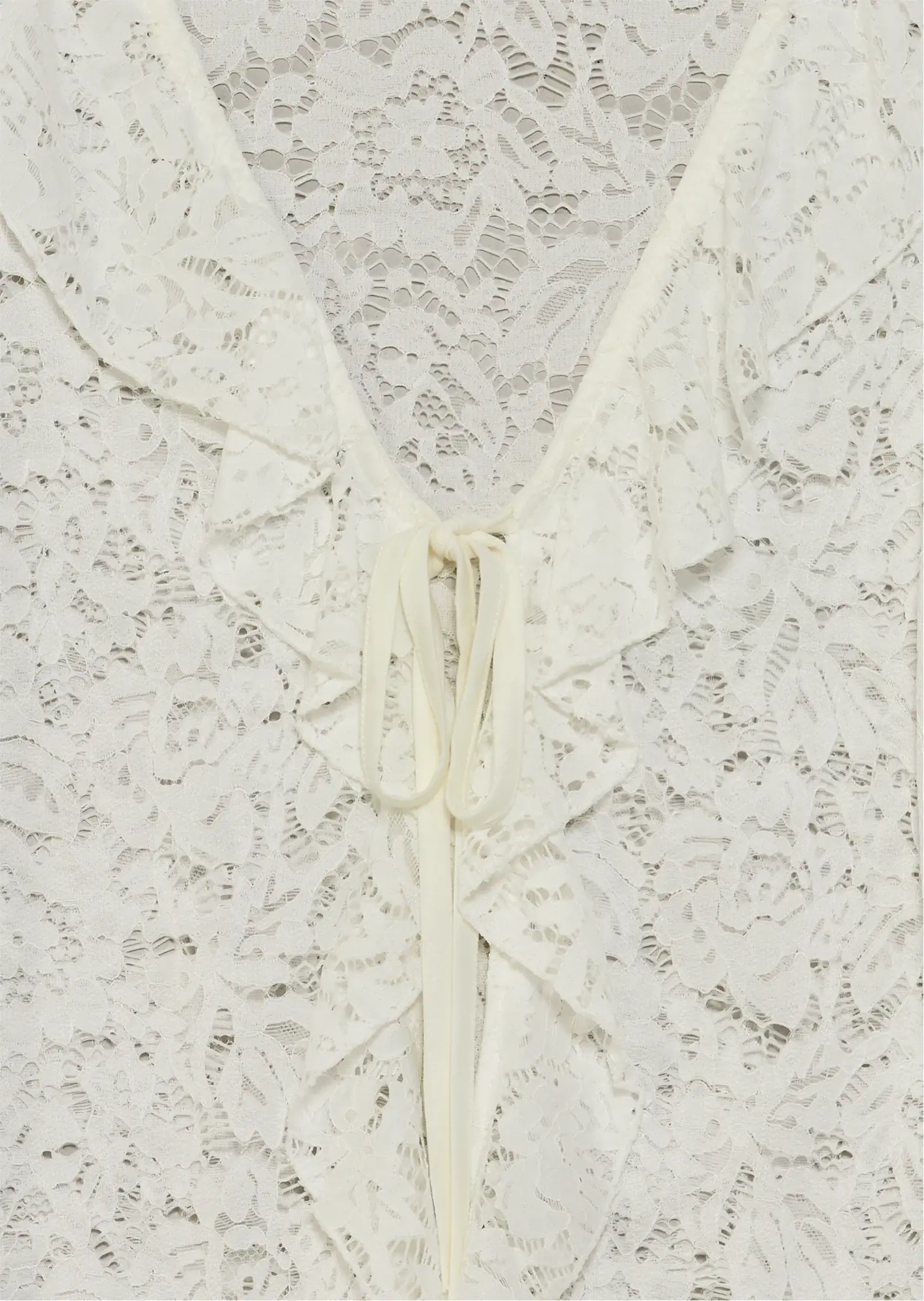 Jacke im Alloverspitzendesign, offwhite