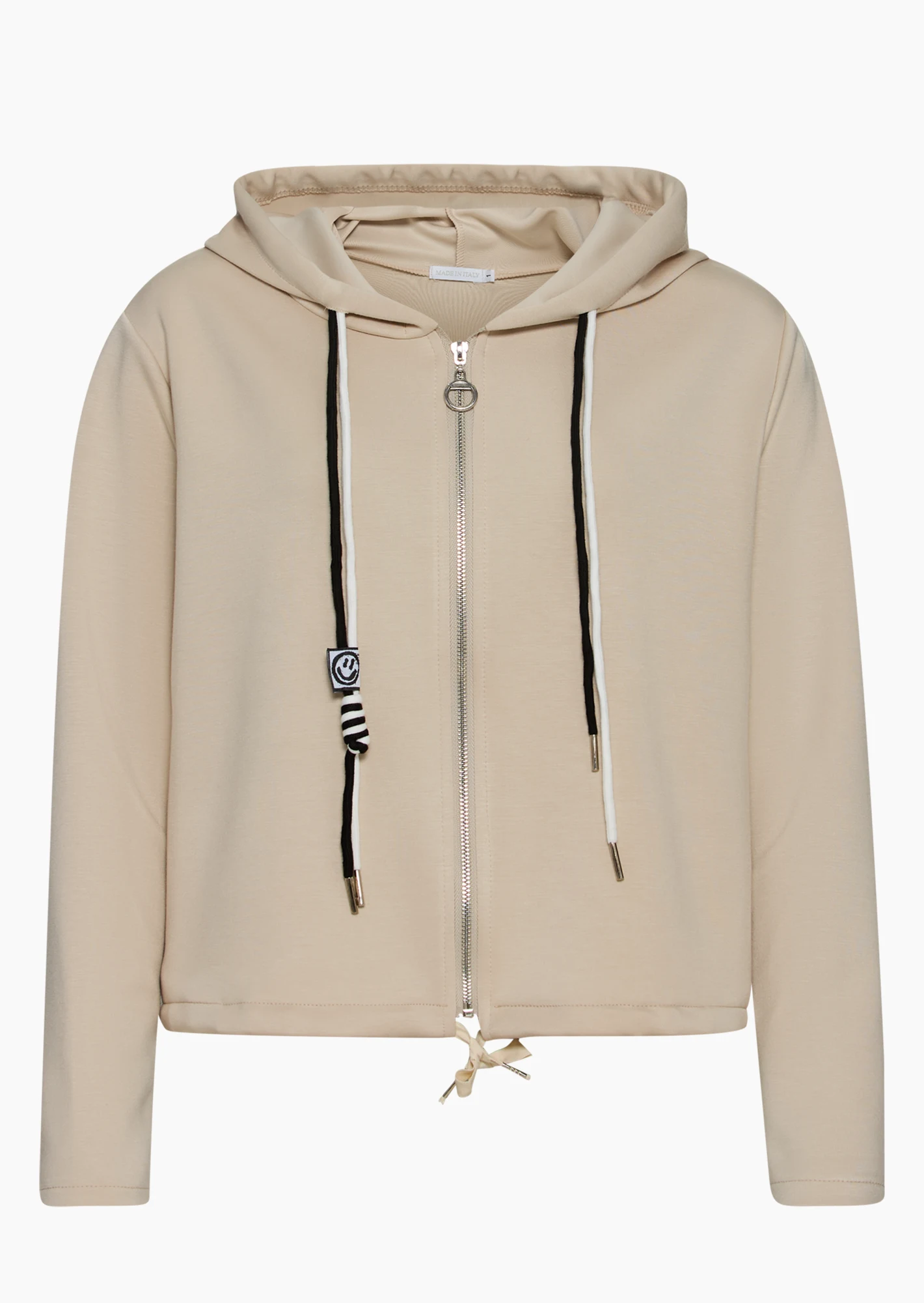 stylische Sweatjacke, crema