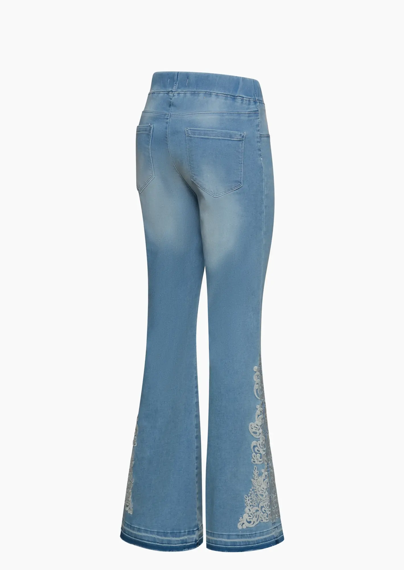 Jeggings im Bootcut-Style, light blue denim
