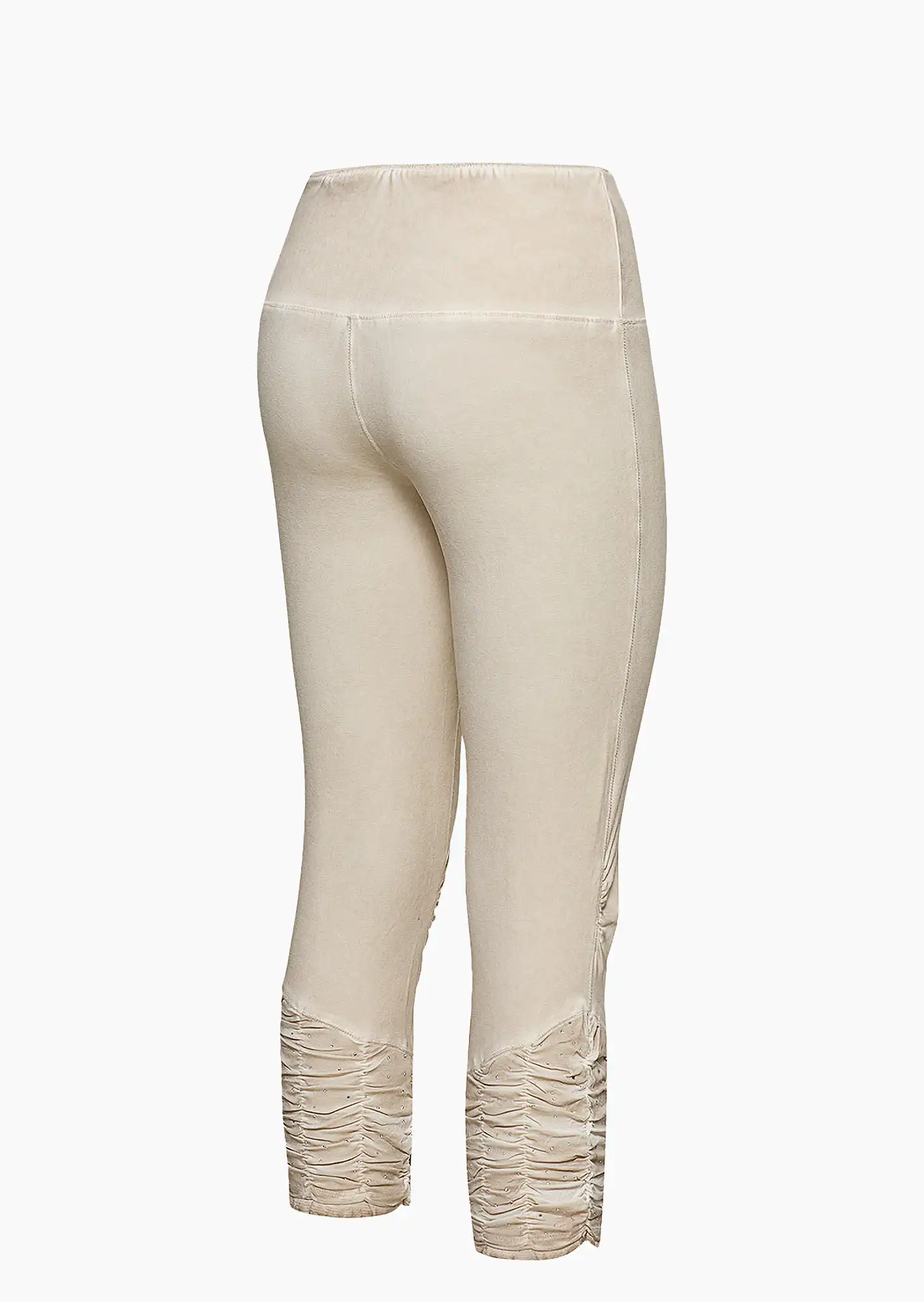 Leggings mit Ziersteinen, sand