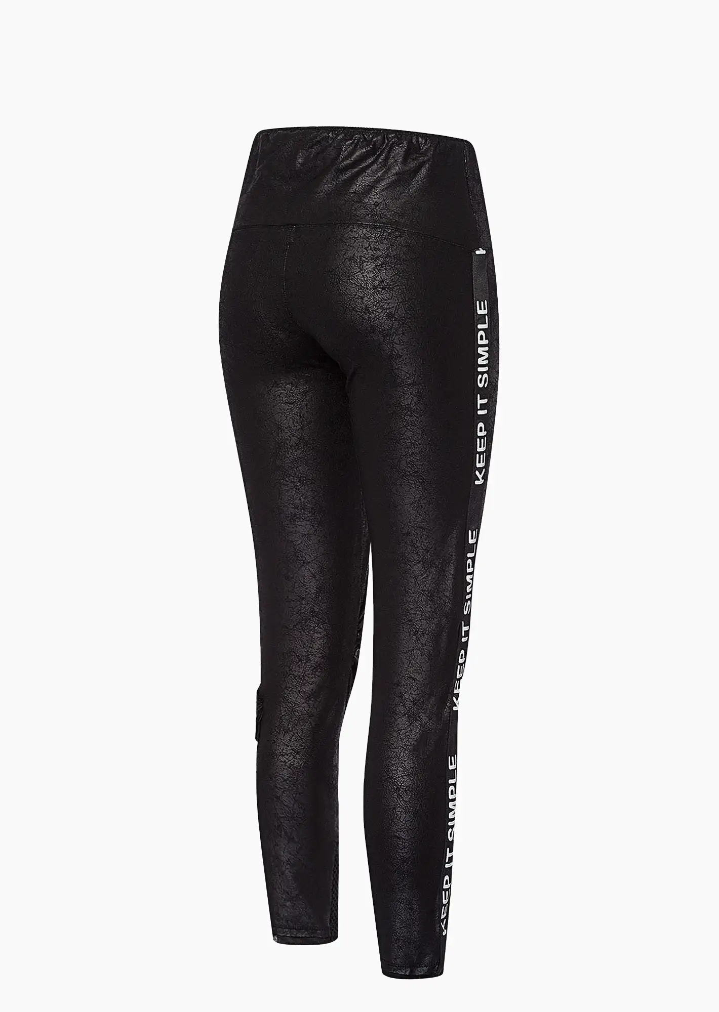 Leggings 'Keep it simple', schwarz
