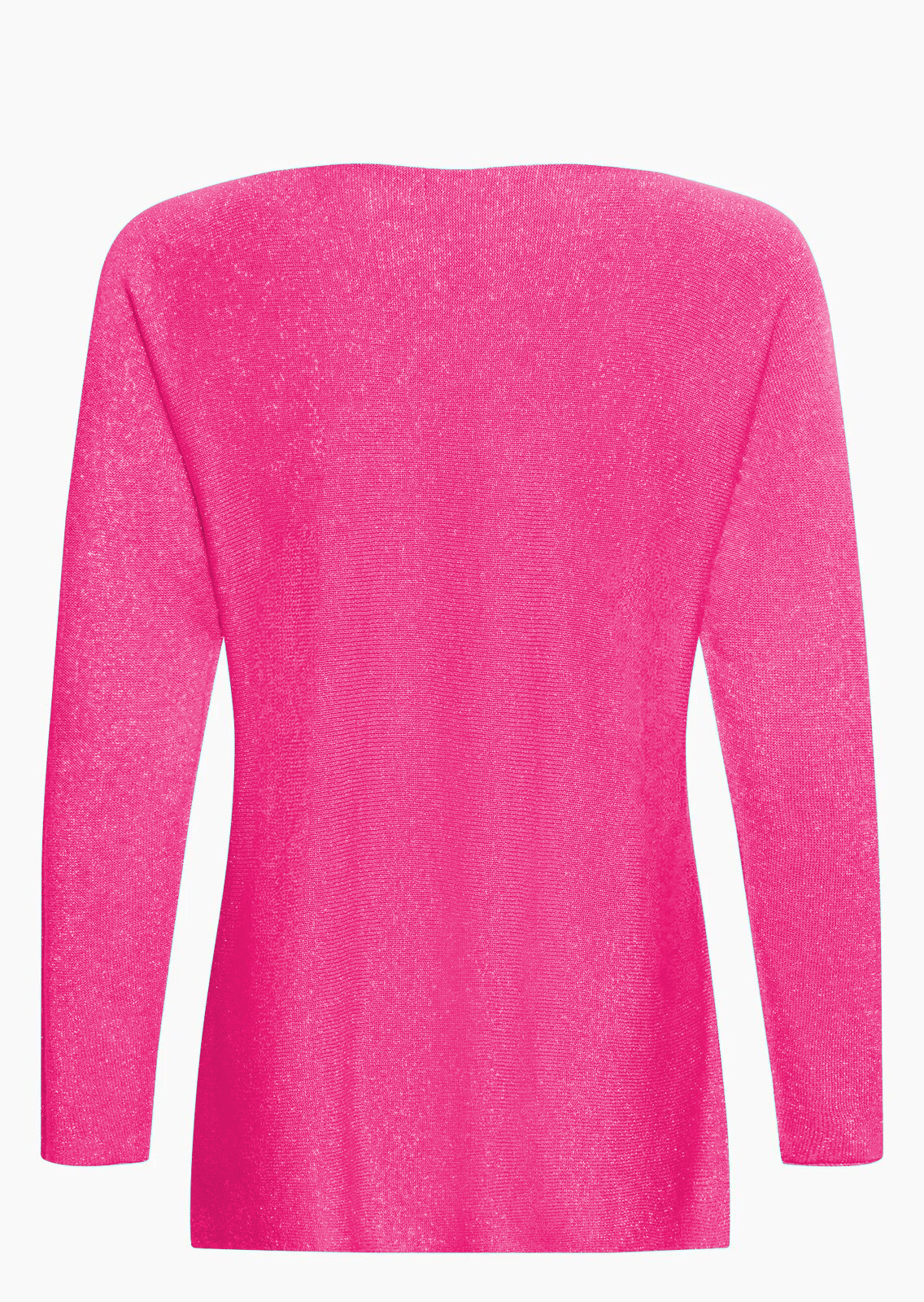 Leichter Strickpullover mit Glitzer, pink