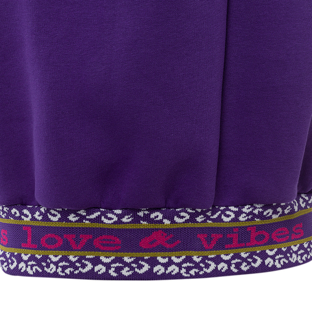 Sweatpullover 'Love', violett