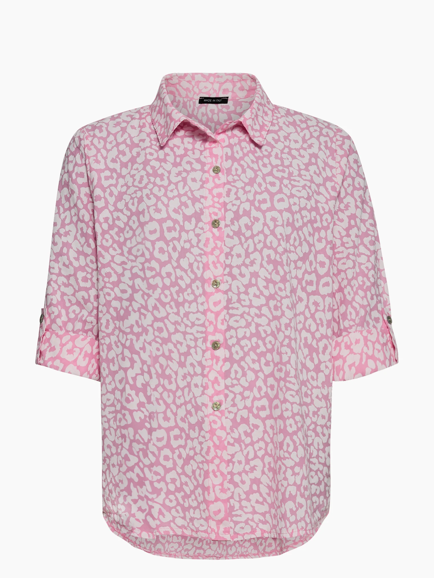 Bluse im Leoprint, mandelblüte