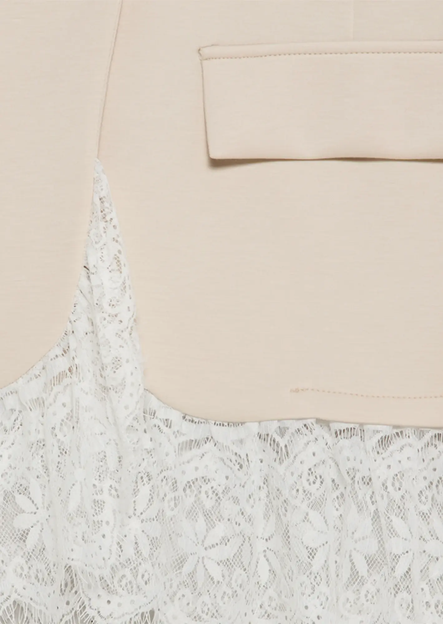 eleganter Blazer, crema