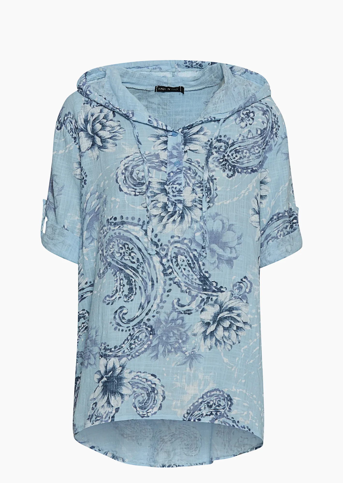 Bluse gemustert, eiskristall