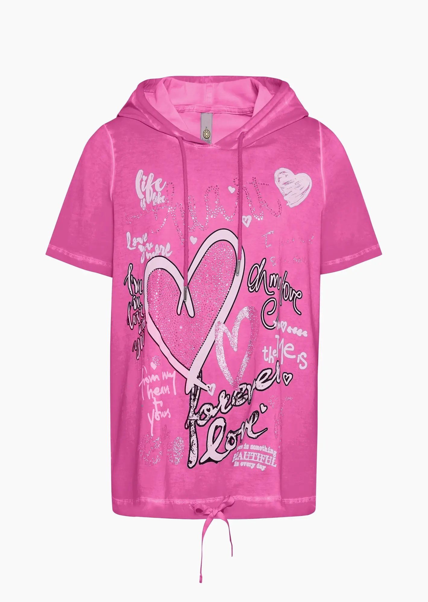 Shirt mit Kapuze, candy