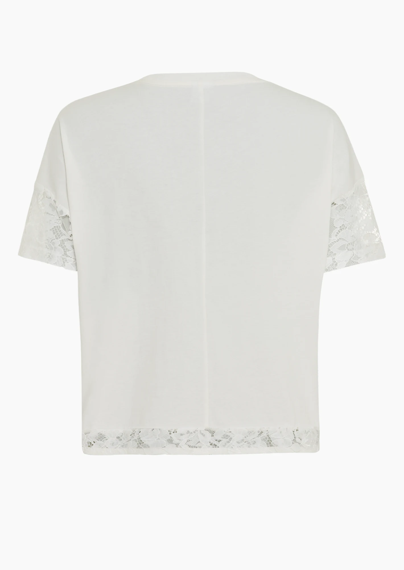 Shirt mit Minnie Mouse & Spitze, offwhite