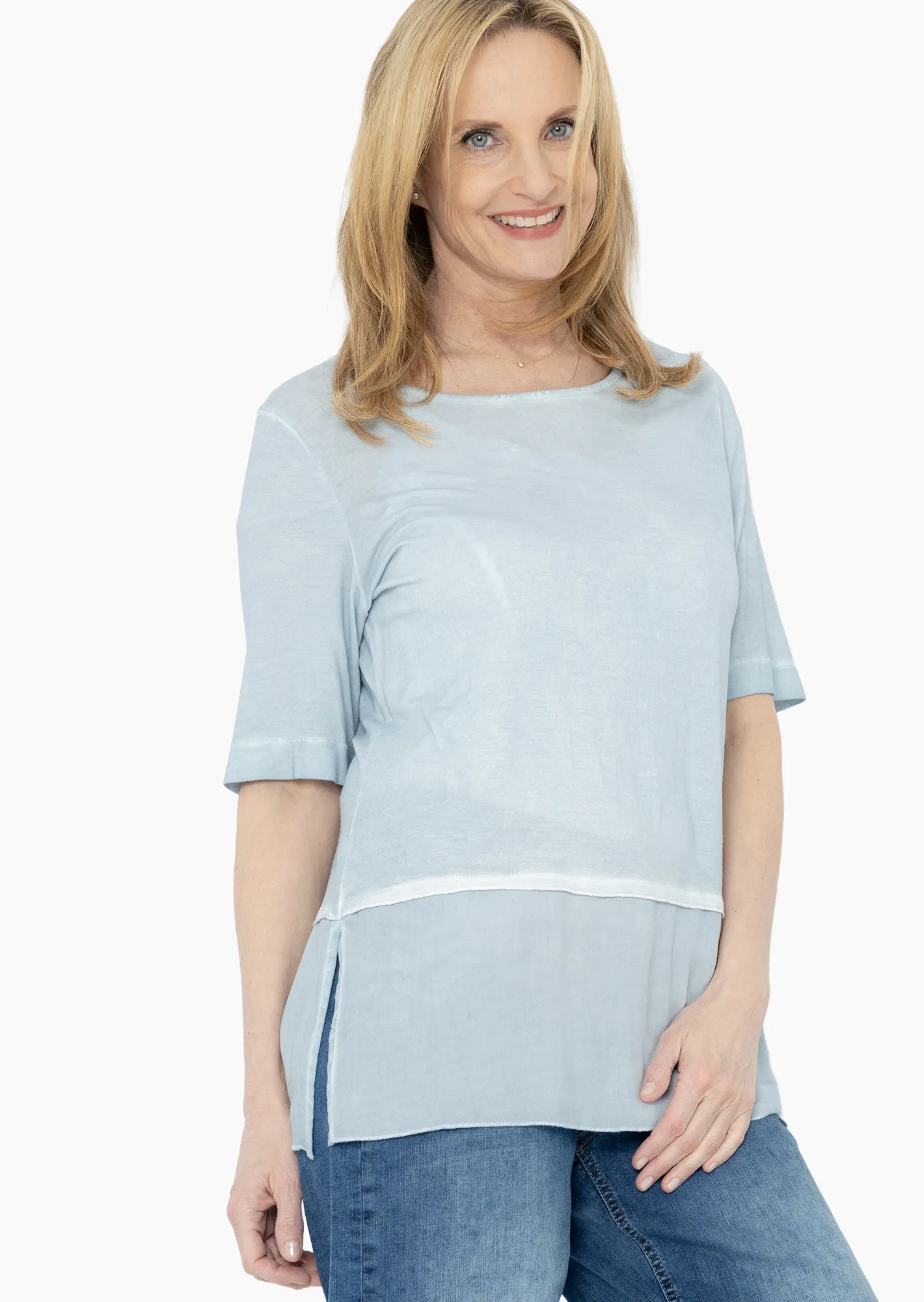 Basic Shirt KATI, eiskristall