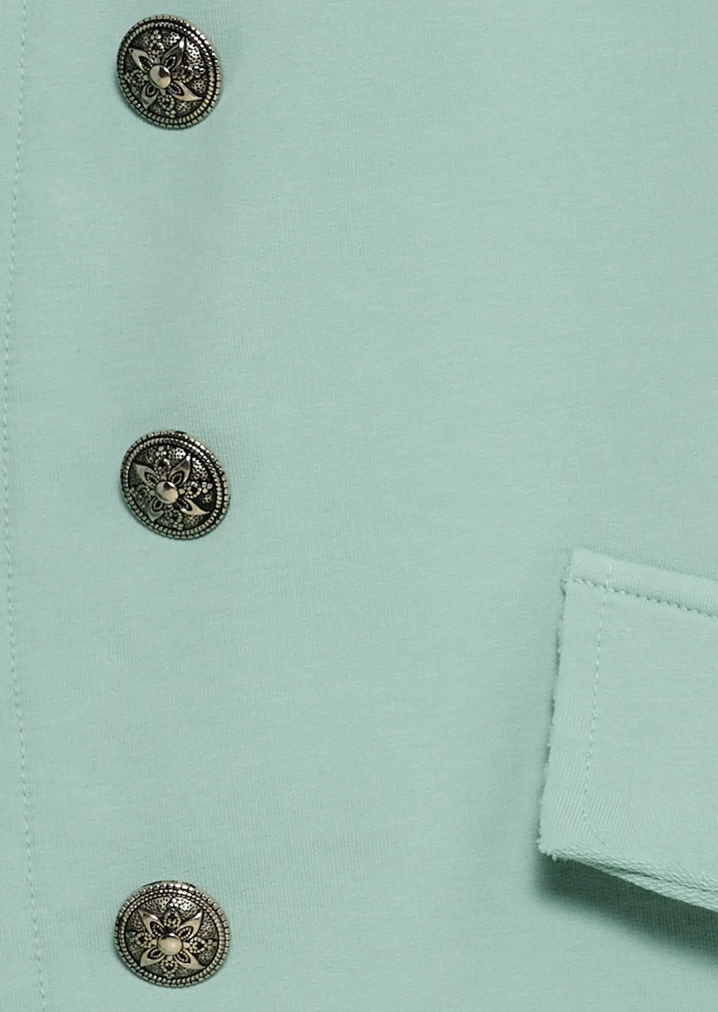Blazer im Military-Style, misty green
