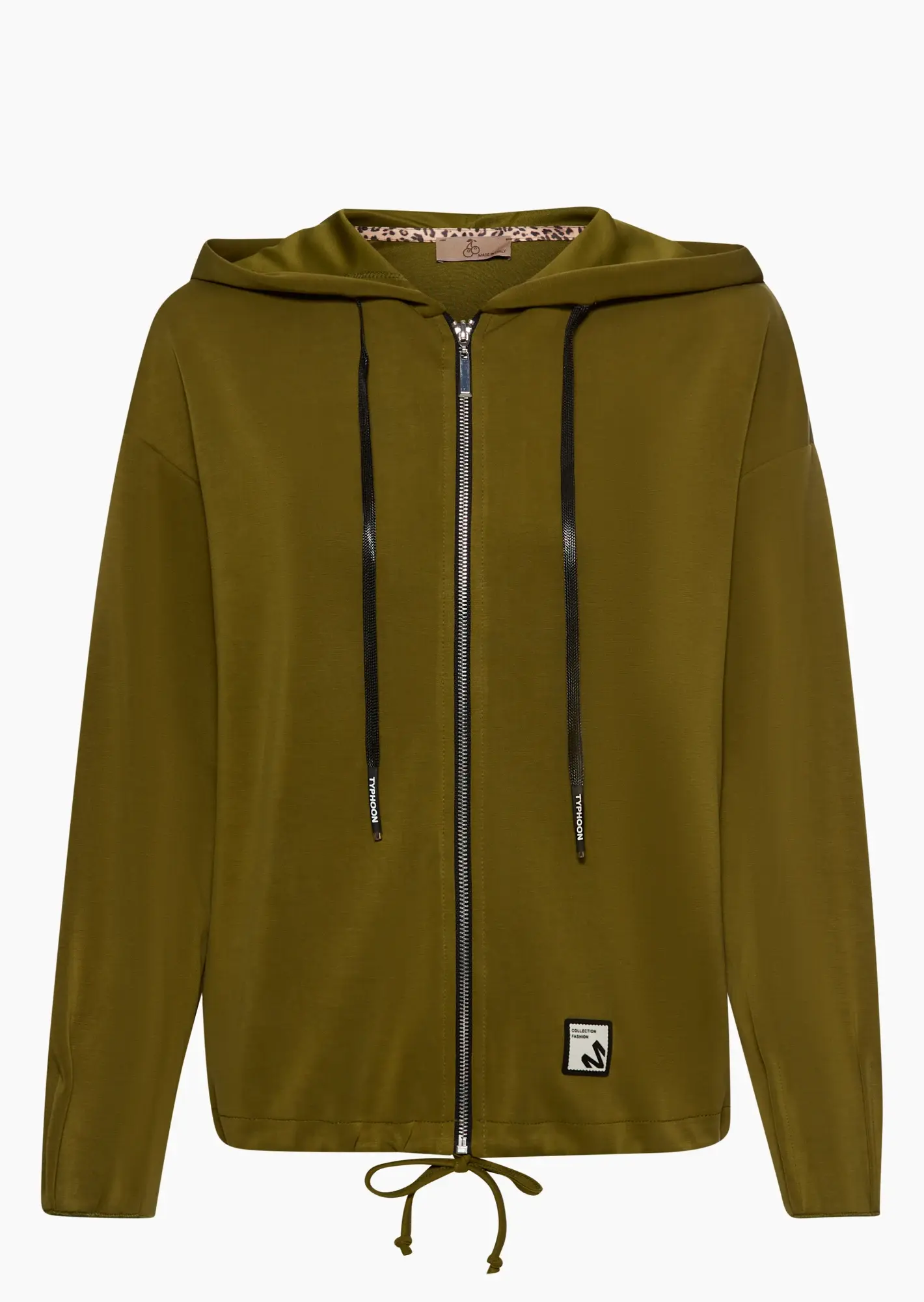 stylische Sweatjacke, pistazie