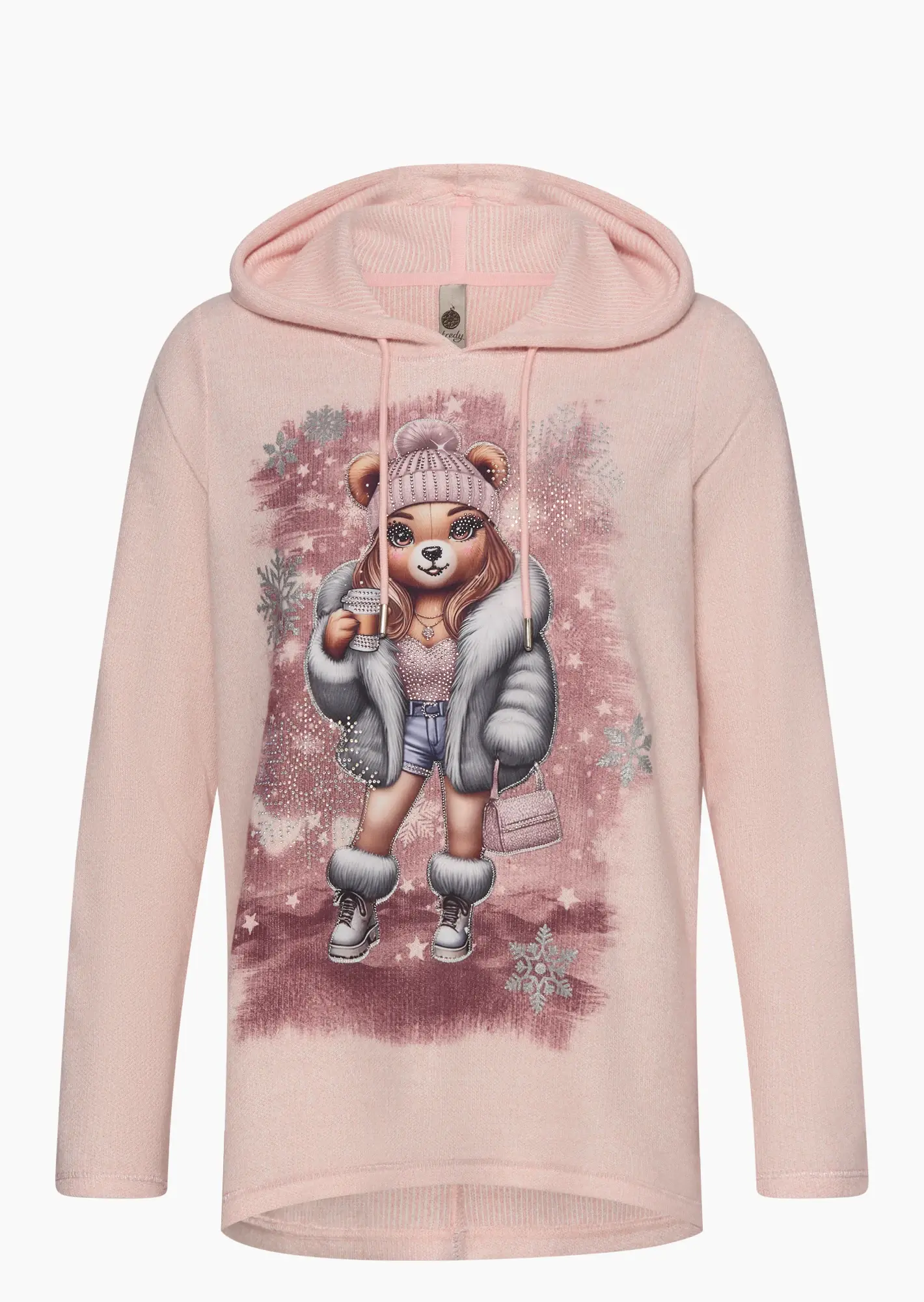 Pullover 'Bär', rosenholz