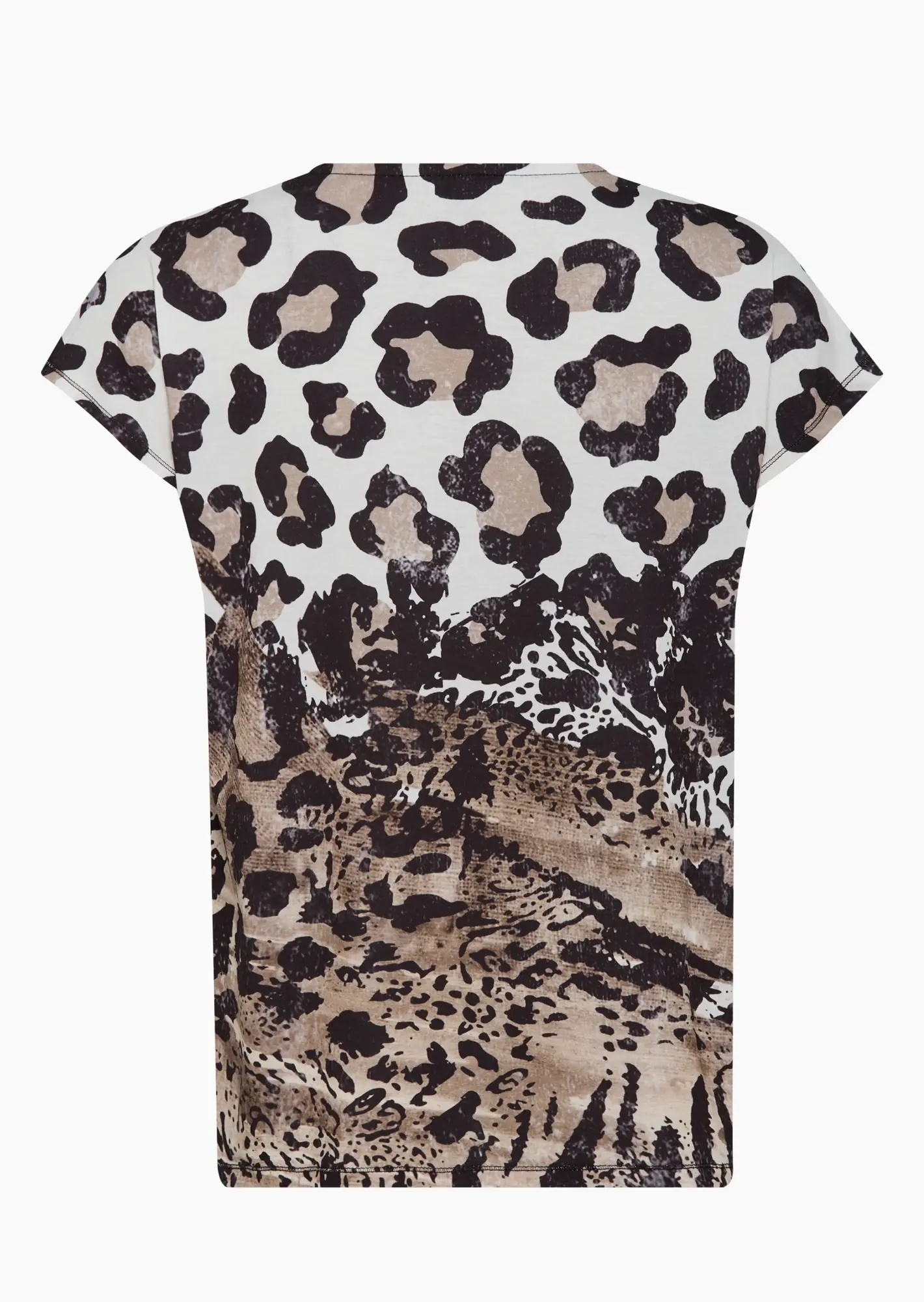 Shirt im Alloverprint & mit Statement, fango