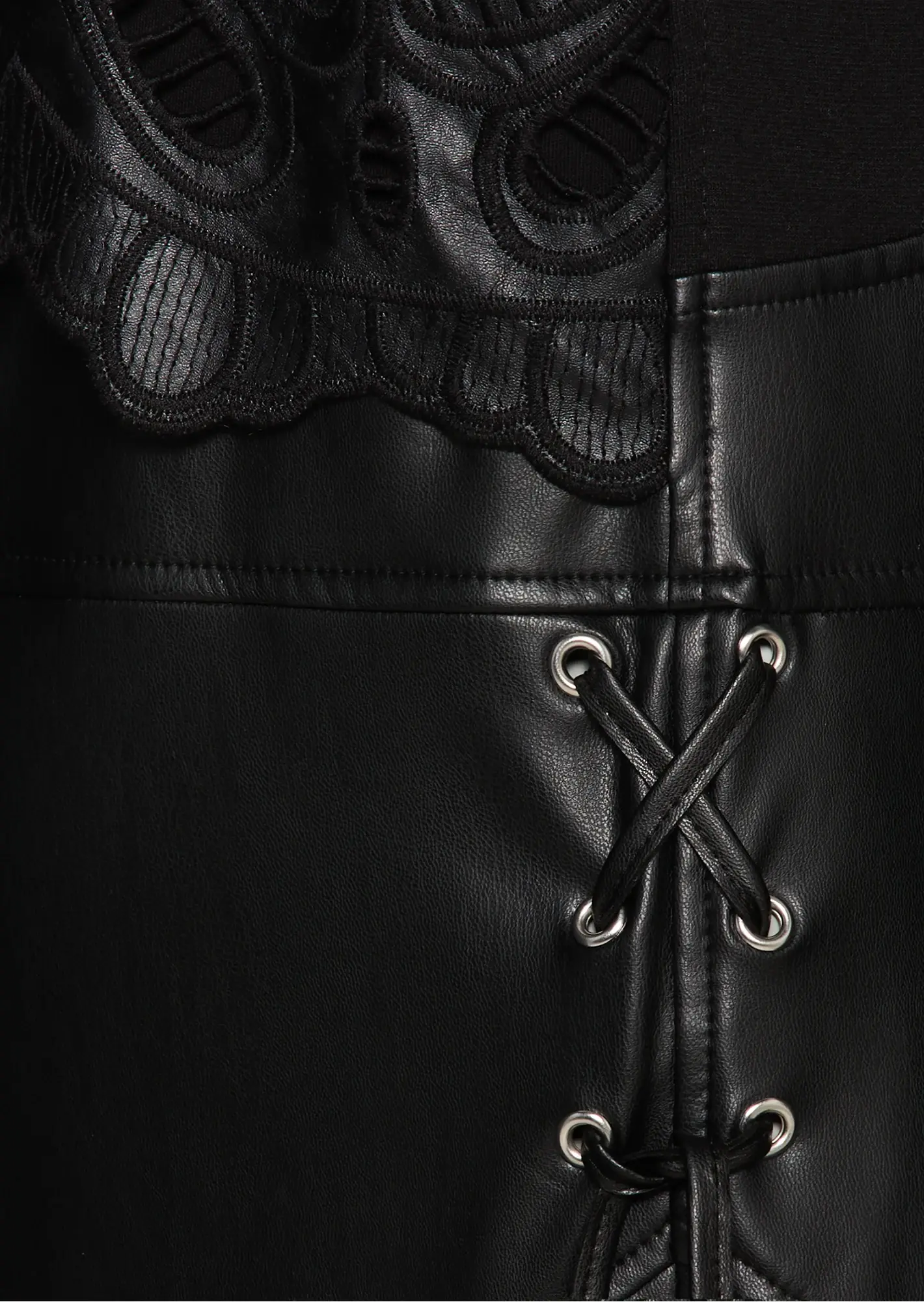 Kleid mit Highlights, schwarz