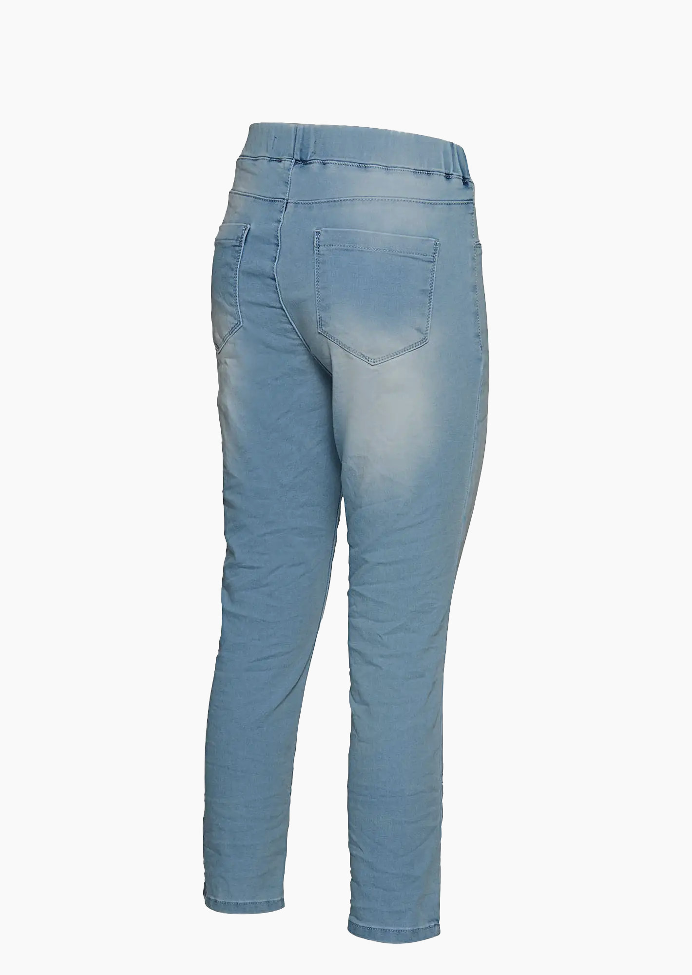 Jeggings mit Herzen, light blue denim