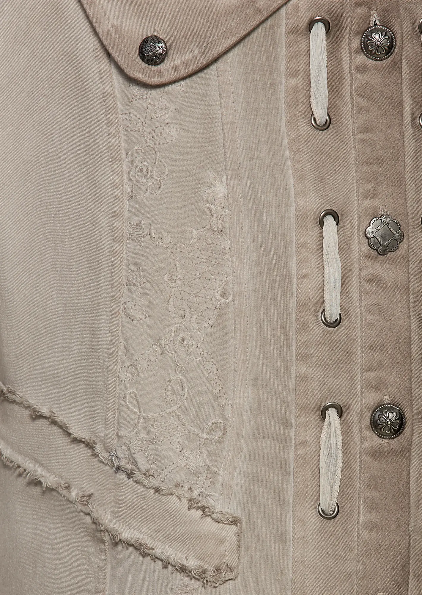 Jacke mit verspielten Details, pepper