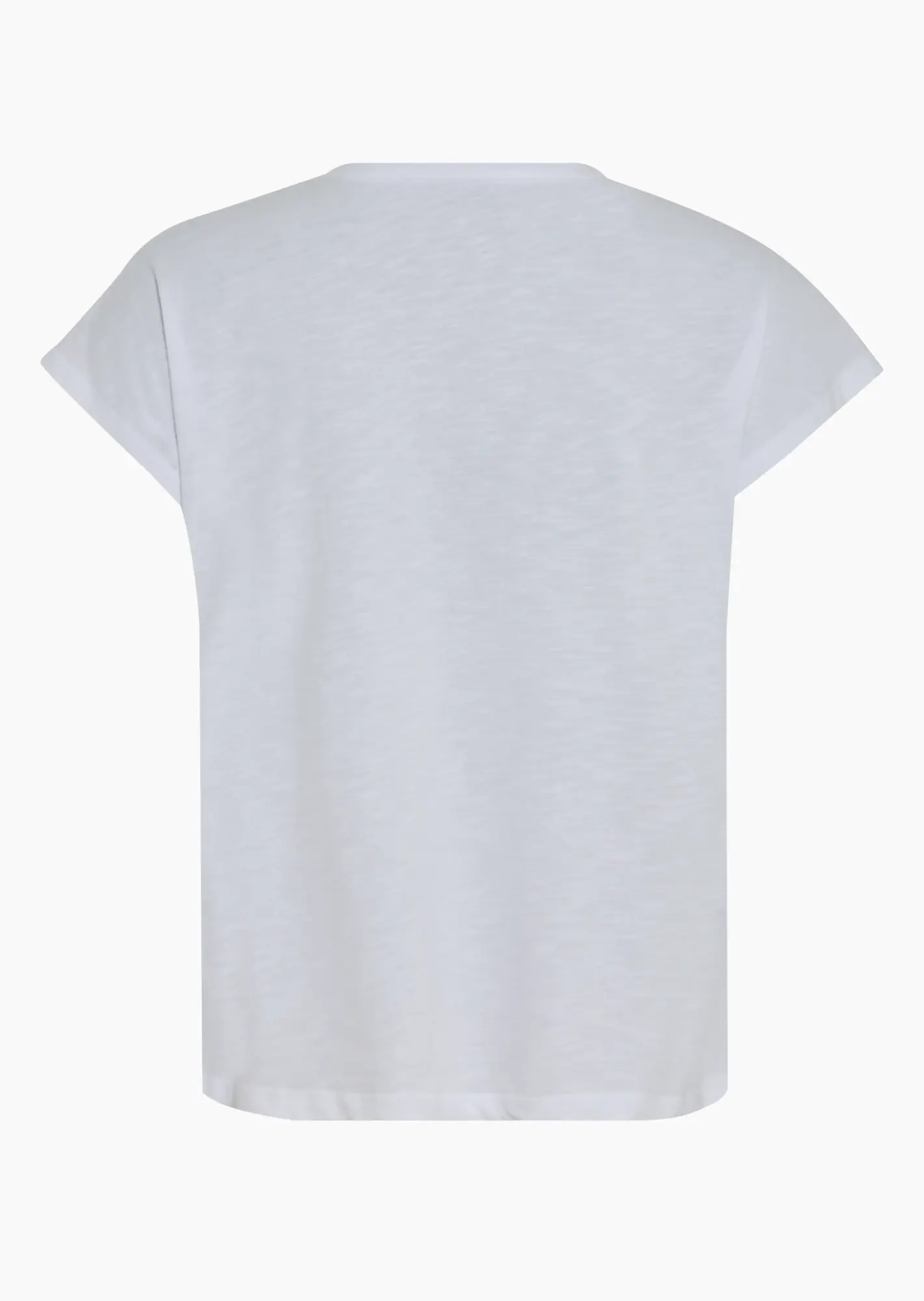 leichtes Shirt mit Print, weiß