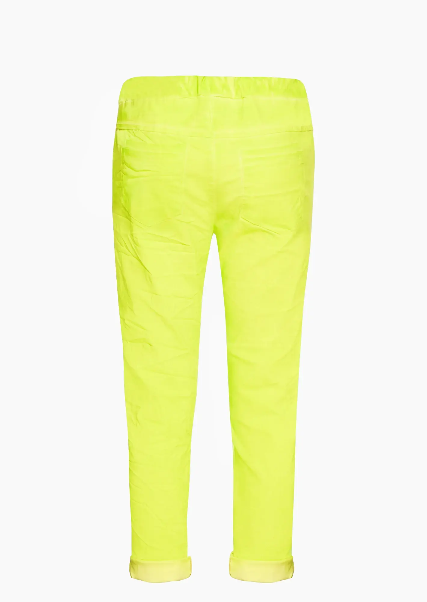 Joggpants mit Knopfleiste, neongelb