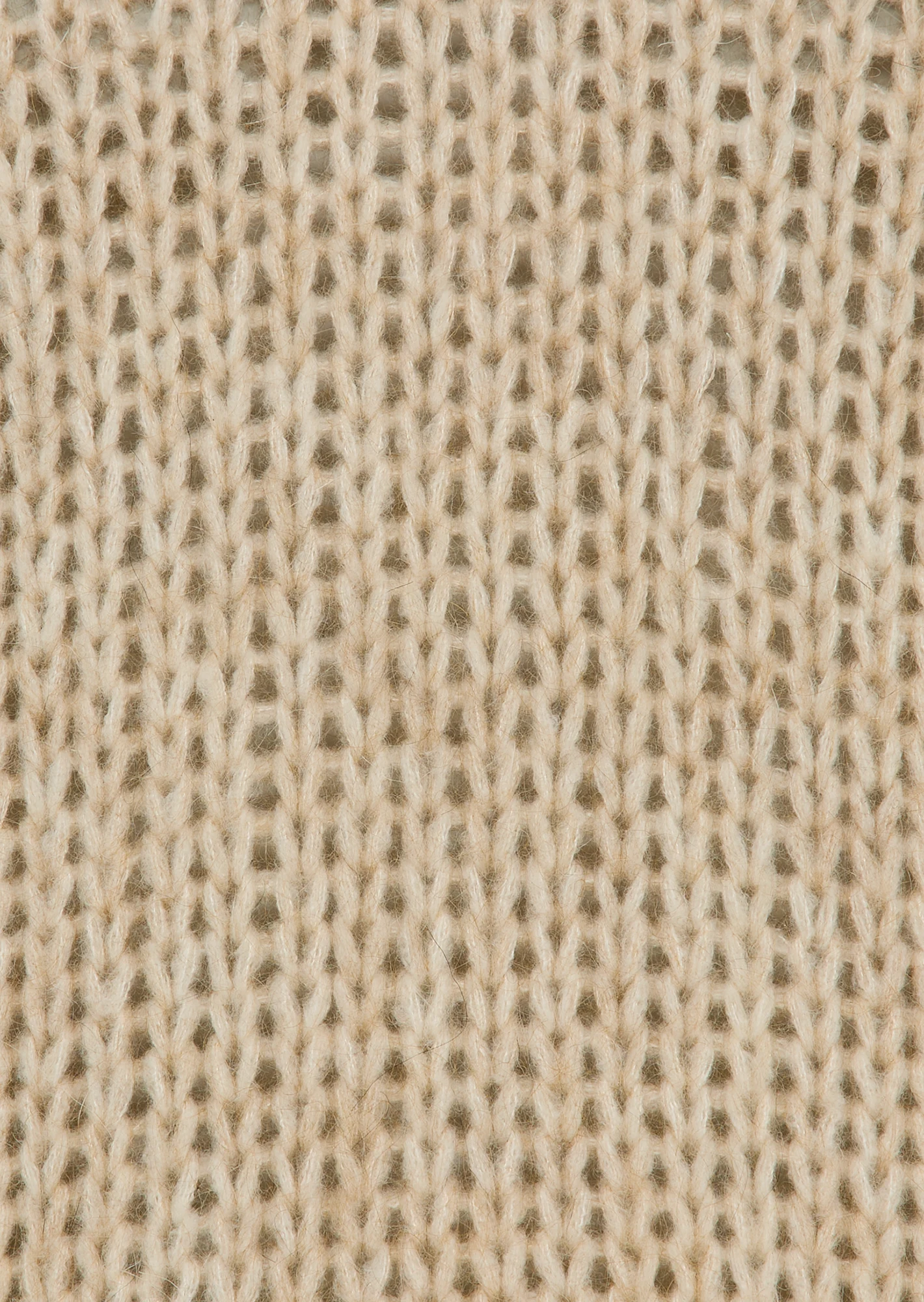Pullover grob gestrickt, crema