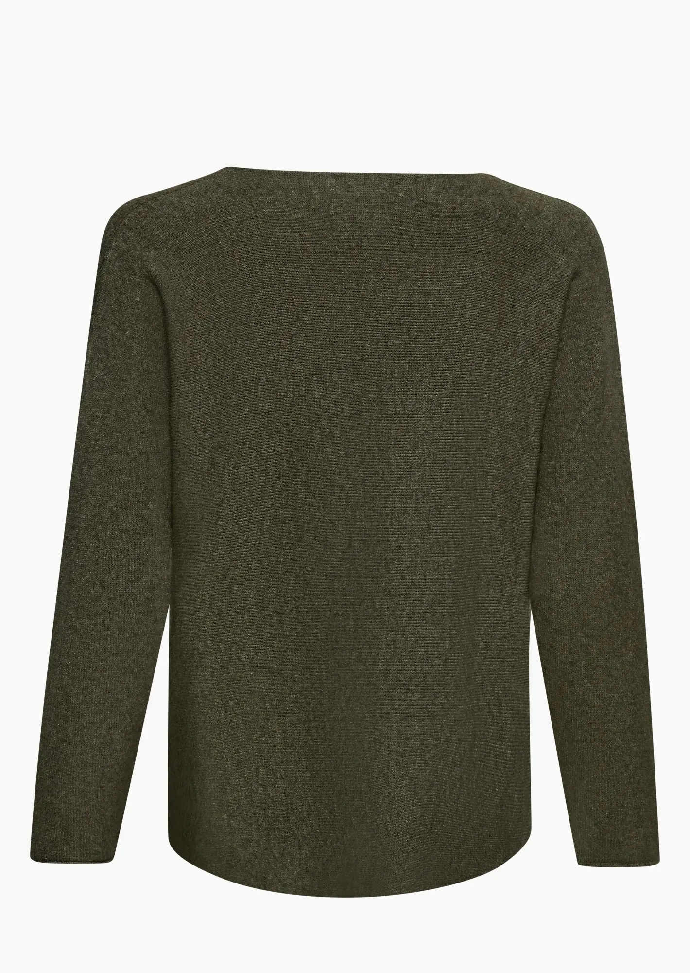 Statement-Strickpullover, oliv