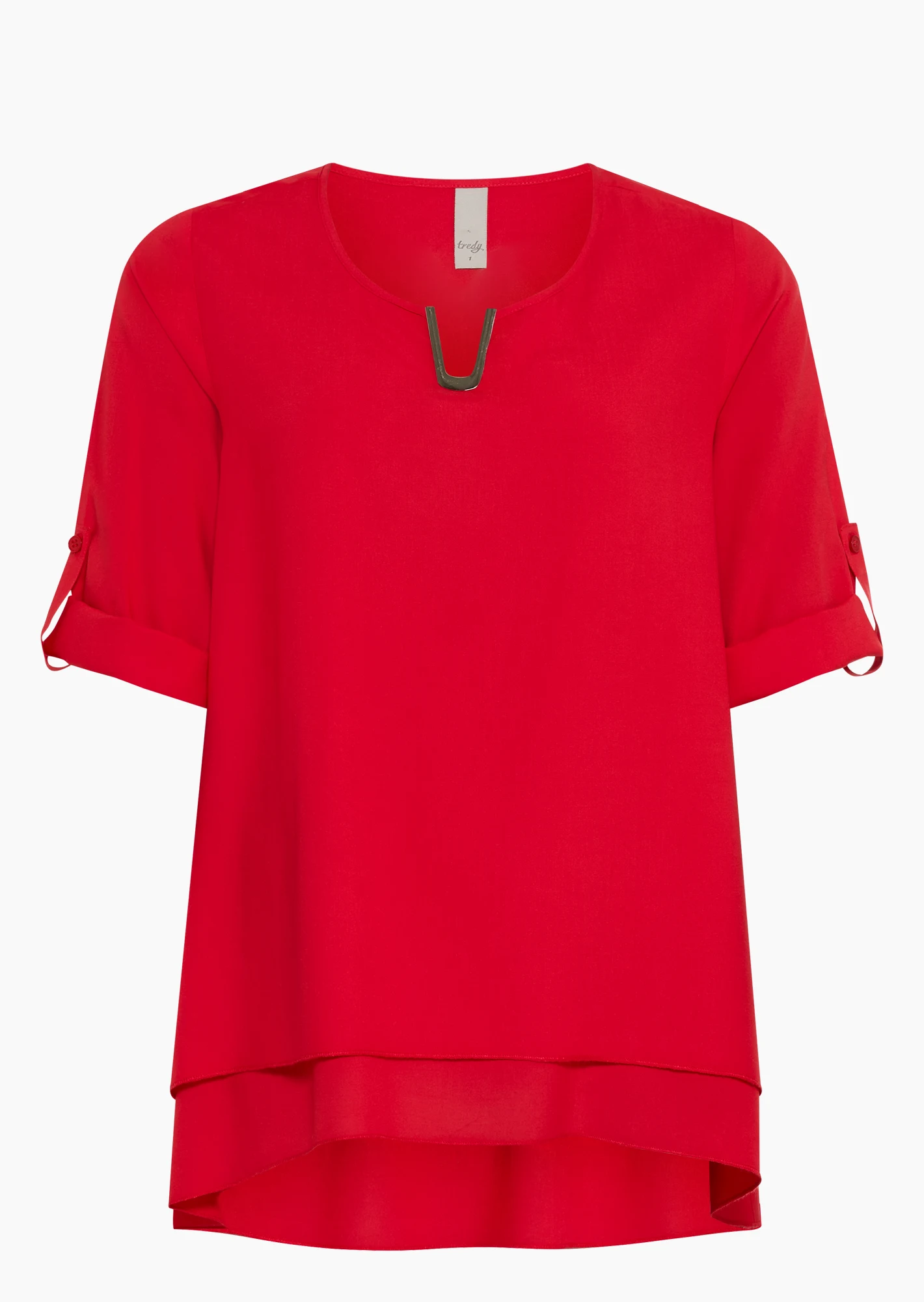 Bluse im Lagenlook, tredyrot