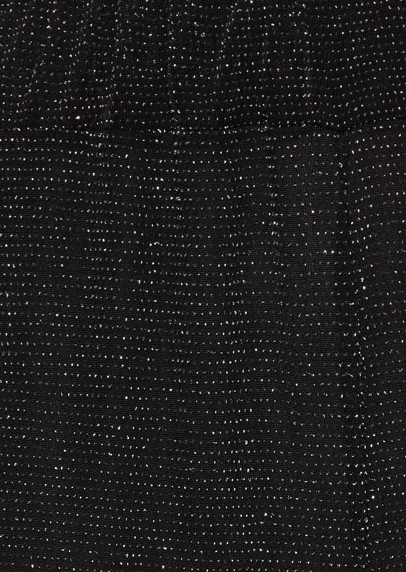 Wide Leg mit Glitzereffekt, schwarz