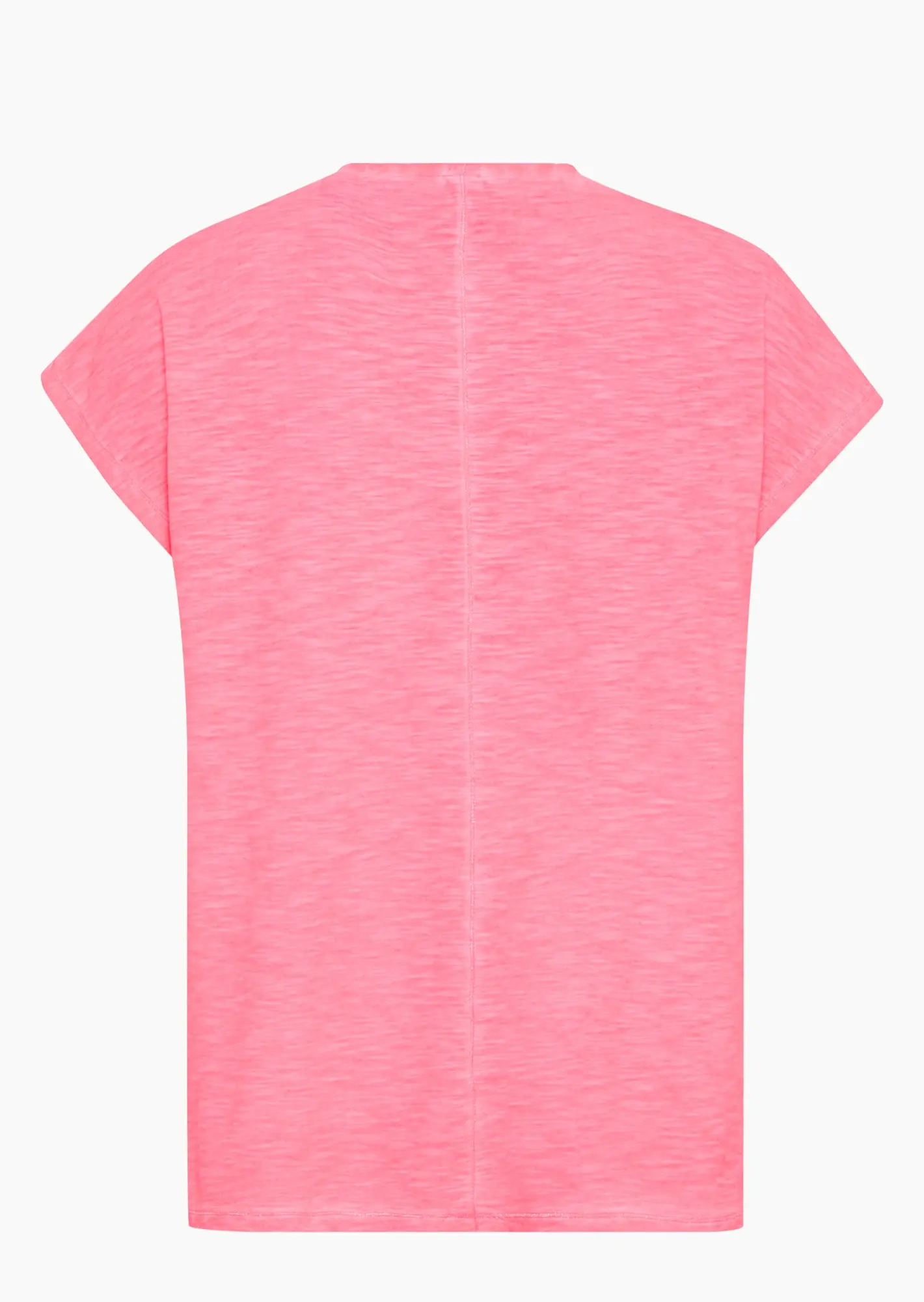 Shirt glitzerndem Schriftzug, neon lobster